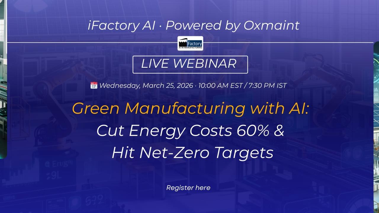 Green Manufacturing AI Webinar