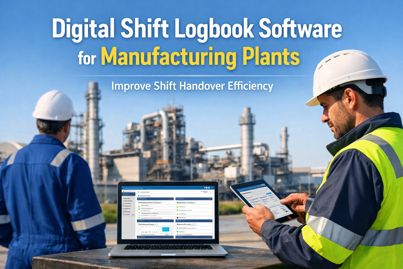 Digital Shift Logbook Software for Manufacturing Plants | Improve Shift ...