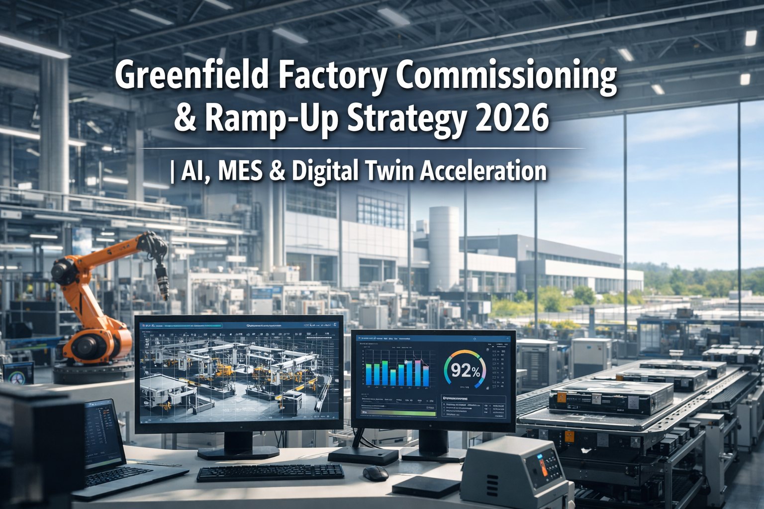 greenfield-factory-commissioning-ramp-up-strategy-2026-ai-mes-digital-twin