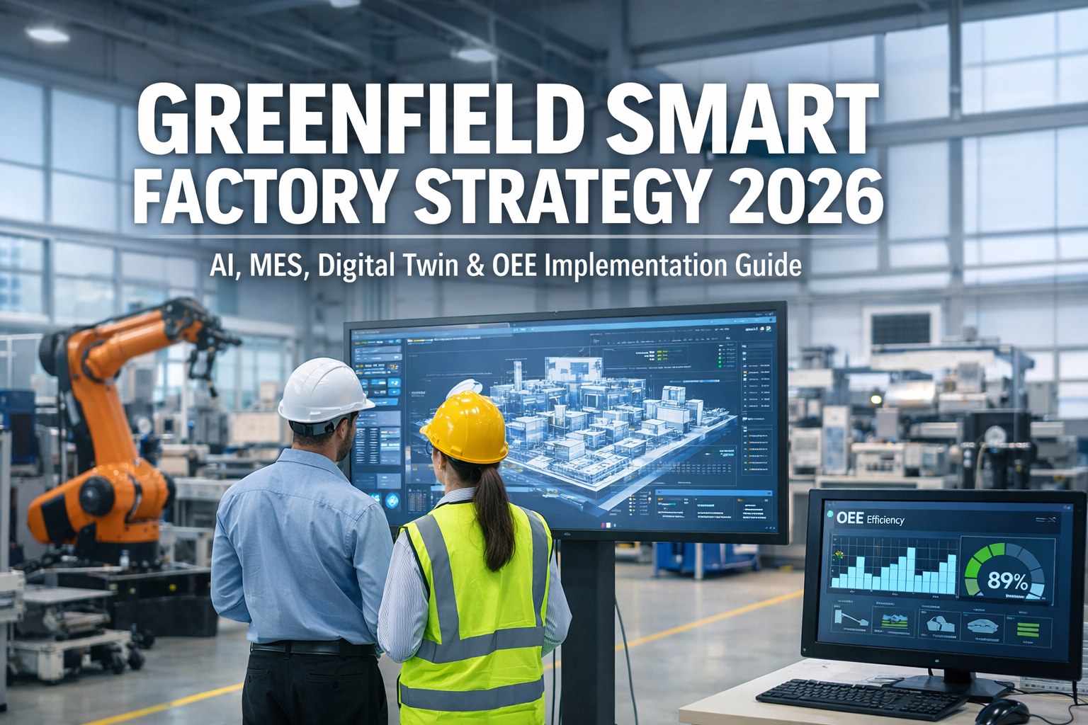 greenfield-smart-factory-strategy-2026-ai-mes-digital-twin-oee